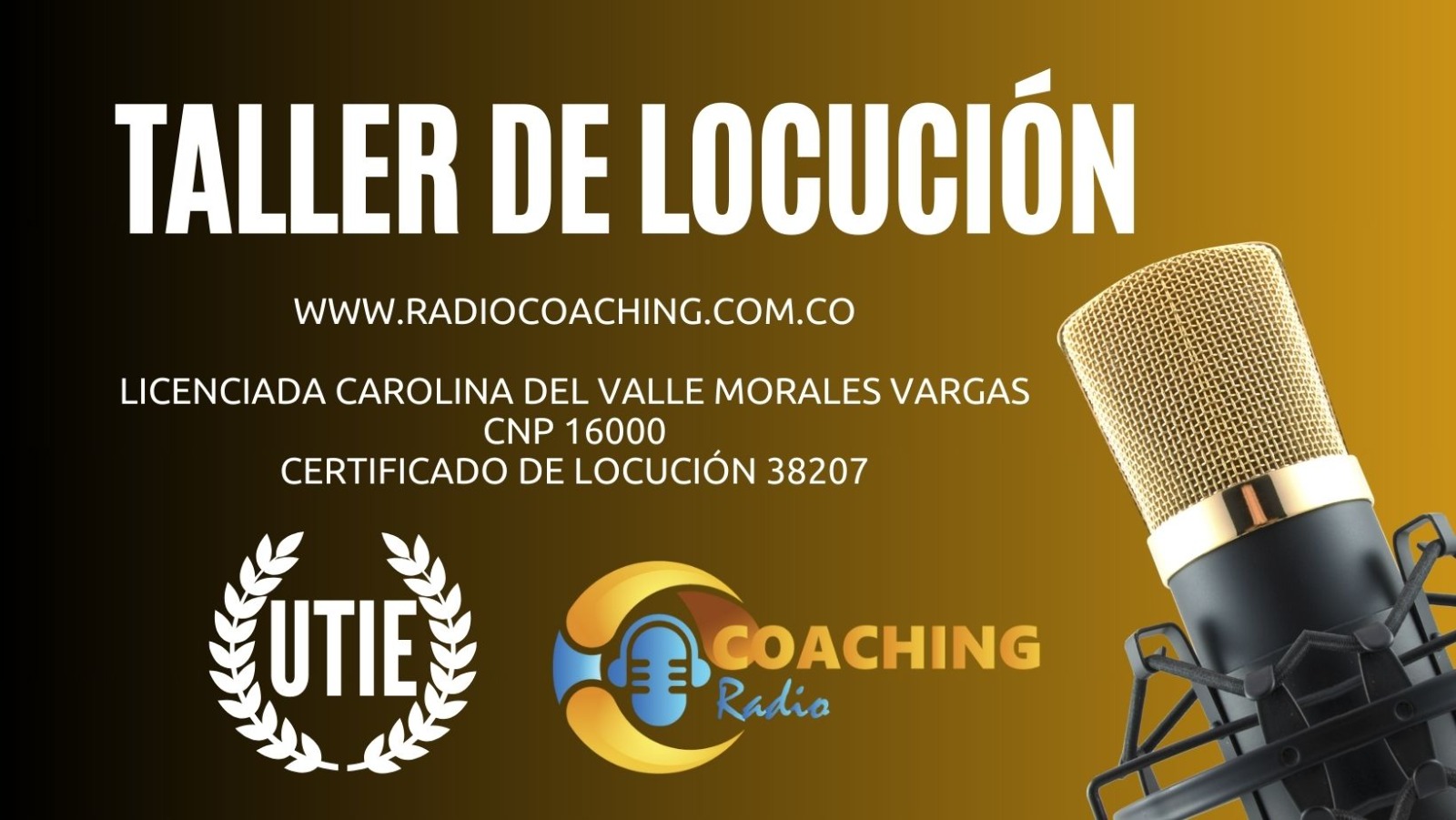 Taller de Locución Taller de Locución