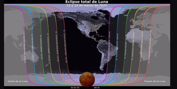Eclipse total de Luna: conozca la hora a la que comenzará en Colombia y otros detalles del evento astronómico Eclipse total de Luna: conozca la hora a la que comenzará en Colombia y otros detalles del evento astronómico